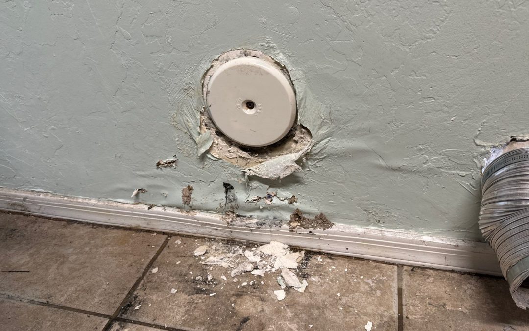 Unveiling Water Damage: Peeling Paint and Crumbling Drywall
